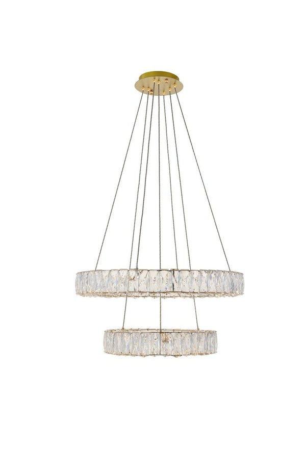 Elegant Lighting - 3503G24G - LED Pendant - Monroe - Gold from Lighting & Bulbs Unlimited in Charlotte, NC