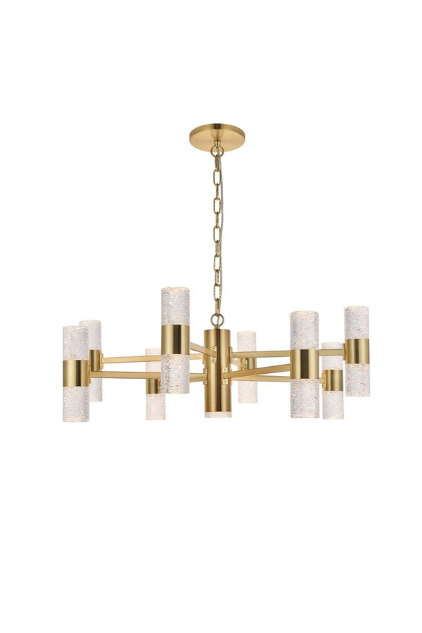Elegant Lighting - 5200D32G - LED Pendant - Vega - Gold from Lighting & Bulbs Unlimited in Charlotte, NC