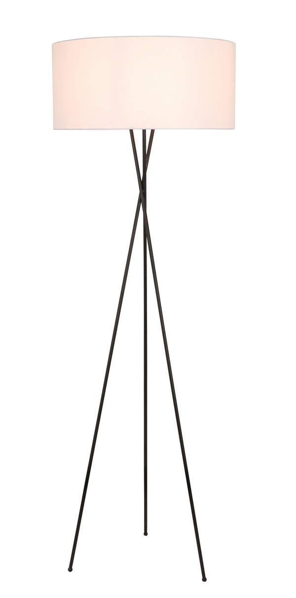 Elegant Lighting - LD6189BK - One Light Table Lamp - Cason - Black And White Shade from Lighting & Bulbs Unlimited in Charlotte, NC