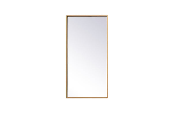Elegant Lighting - MR41428BR - Mirror - Monet - Brass from Lighting & Bulbs Unlimited in Charlotte, NC
