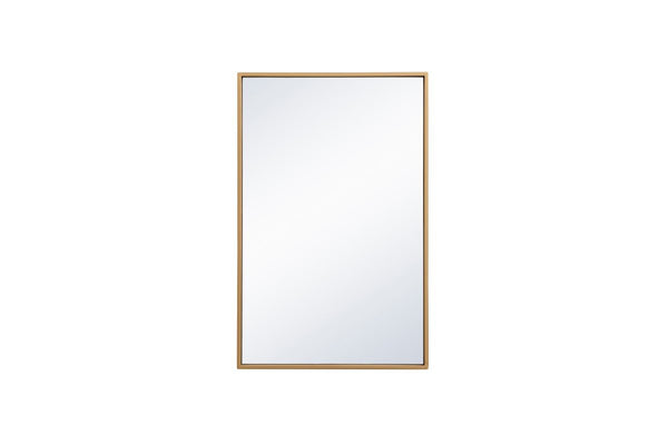 Elegant Lighting - MR41828BR - Mirror - Monet - Brass from Lighting & Bulbs Unlimited in Charlotte, NC
