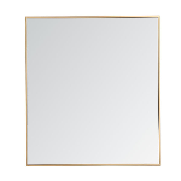 Elegant Lighting - MR43640BR - Mirror - Monet - Brass from Lighting & Bulbs Unlimited in Charlotte, NC