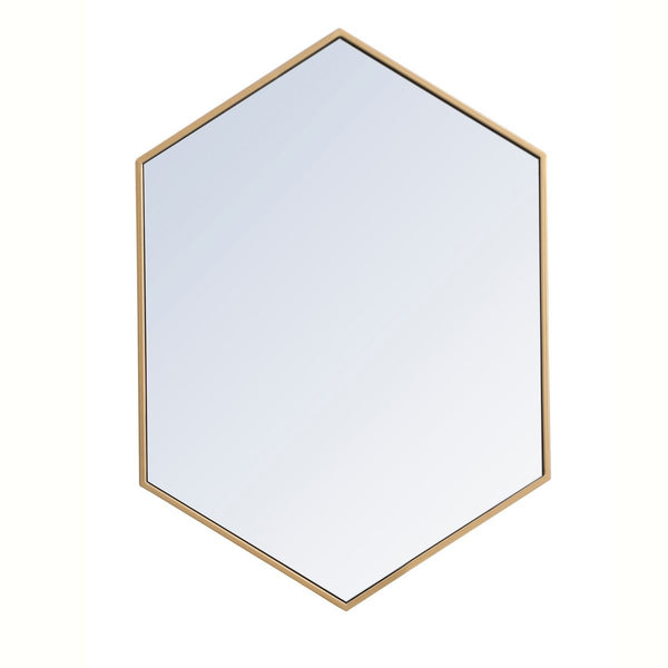 Elegant Lighting - MR4424BR - Mirror - Decker - Brass from Lighting & Bulbs Unlimited in Charlotte, NC