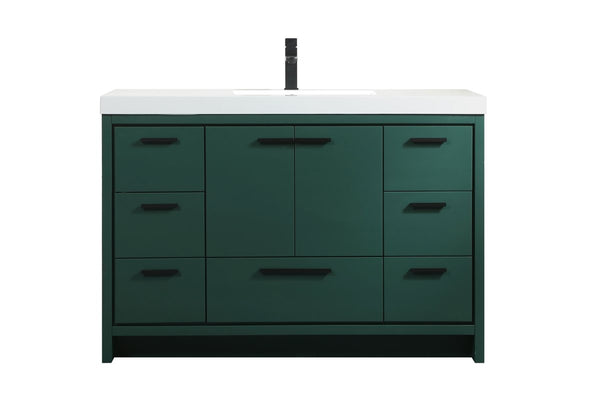 Elegant Lighting - VF46048MGN - Bathroom Vanity Set - Wyatt - Green from Lighting & Bulbs Unlimited in Charlotte, NC