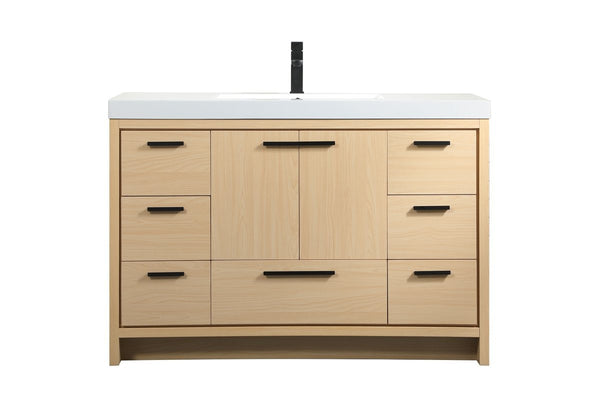 Elegant Lighting - VF46048MMP - Bathroom Vanity Set - Wyatt - Maple from Lighting & Bulbs Unlimited in Charlotte, NC