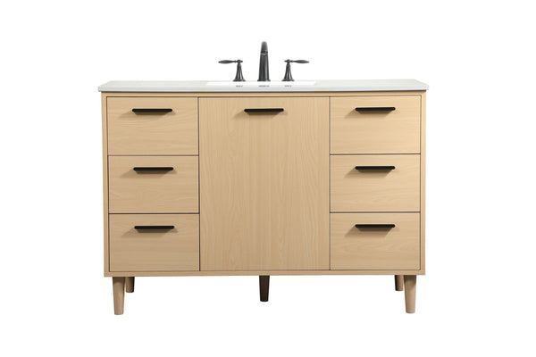 Elegant Lighting - VF47048MMP - Vanity Sink Set - Baldwin - Maple from Lighting & Bulbs Unlimited in Charlotte, NC