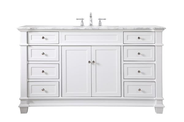 Elegant Lighting - VF50060WH - Bathroom Vanity Set - Wesley - White from Lighting & Bulbs Unlimited in Charlotte, NC