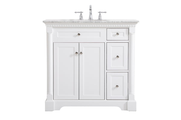 Elegant Lighting - VF53036WH - Bathroom Vanity Set - Clarence - White from Lighting & Bulbs Unlimited in Charlotte, NC