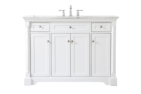 Elegant Lighting - VF53048WH - Bathroom Vanity Set - Clarence - White from Lighting & Bulbs Unlimited in Charlotte, NC