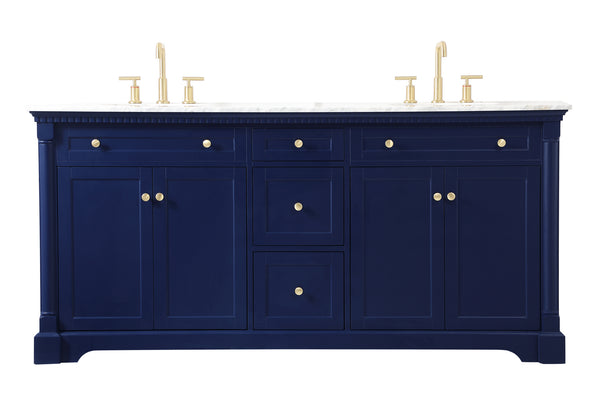 Elegant Lighting - VF53072DBL - Bathroom Vanity Set - Clarence - Blue from Lighting & Bulbs Unlimited in Charlotte, NC