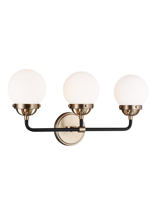 Visual Comfort Studio - 4487903-848 - Three Light Wall / Bath - Cafe - Satin Brass from Lighting & Bulbs Unlimited in Charlotte, NC
