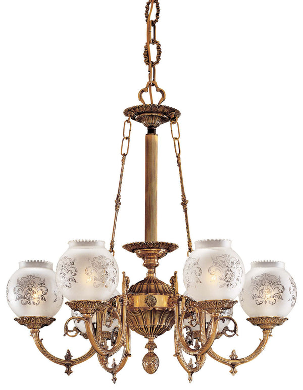 Metropolitan - N801906 - Six Light Chandelier - Metropolitan - Antique Classic Brass from Lighting & Bulbs Unlimited in Charlotte, NC