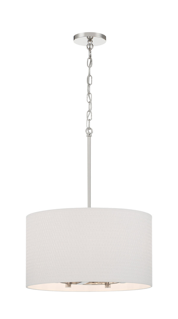 Minka-Lavery - 3925-613 - Five Light Pendant - Palmetto - Polished Nickel from Lighting & Bulbs Unlimited in Charlotte, NC