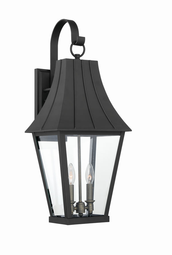 Minka-Lavery - 72782-66G - Two Light Outdoor Lantern - Chateau Grande - Coal W/Gold from Lighting & Bulbs Unlimited in Charlotte, NC