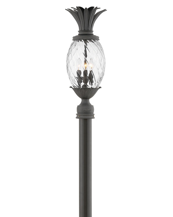Hinkley - 2121MB-LV - LED Post Top or Pier Mount Lantern - Plantation - Museum Black from Lighting & Bulbs Unlimited in Charlotte, NC
