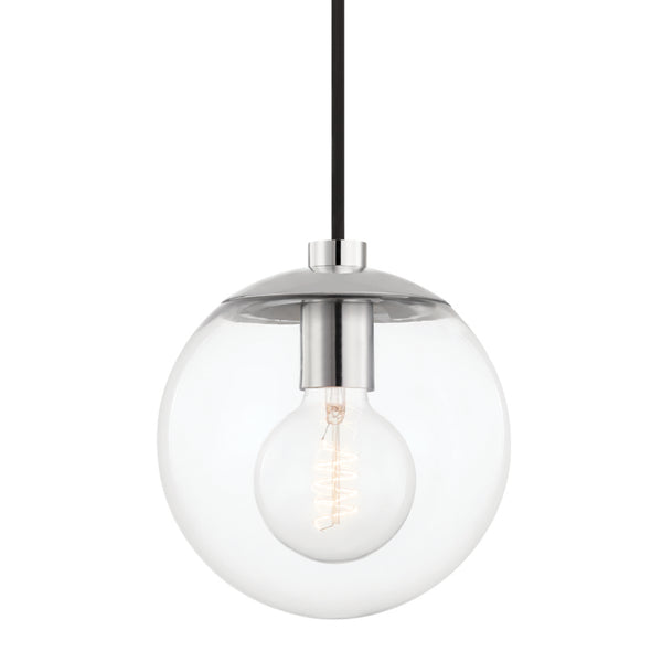 Mitzi - H503701-PN - One Light Pendant - Meadow - Polished Nickel from Lighting & Bulbs Unlimited in Charlotte, NC