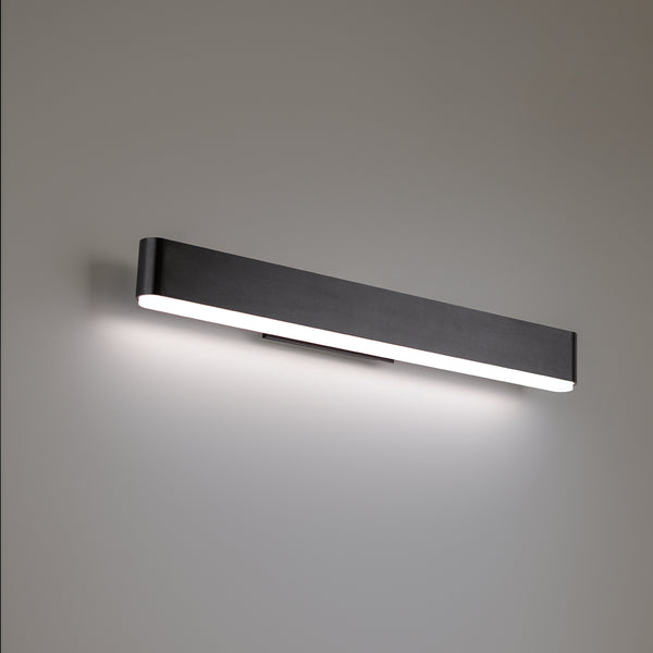 Modern Forms - WS-56124-30-BK - LED Bath & Vanity Light - 0 to 60 - Black from Lighting & Bulbs Unlimited in Charlotte, NC