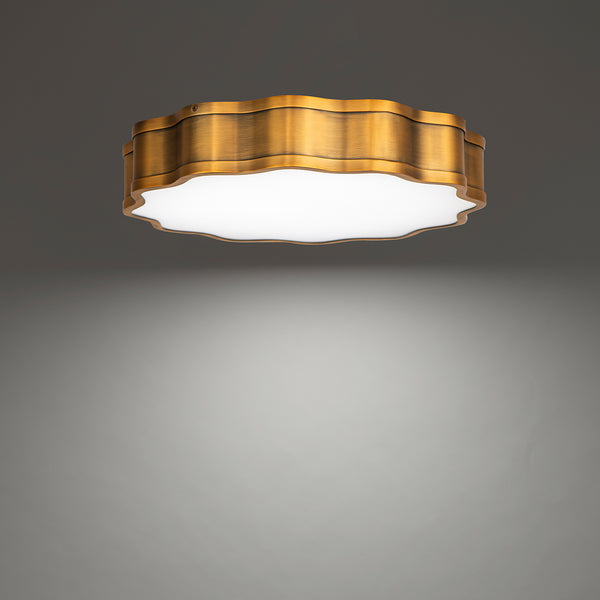 W.A.C. Lighting - FM-67116-AB - LED Flush Mount - Vaughan - Aged Brass from Lighting & Bulbs Unlimited in Charlotte, NC