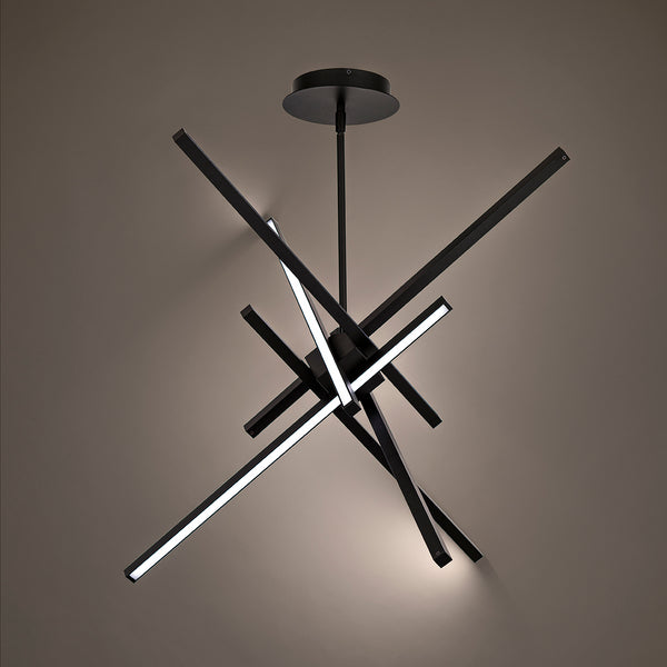 W.A.C. Lighting - PD-73139-BK - LED Pendant - Parallax - Black from Lighting & Bulbs Unlimited in Charlotte, NC