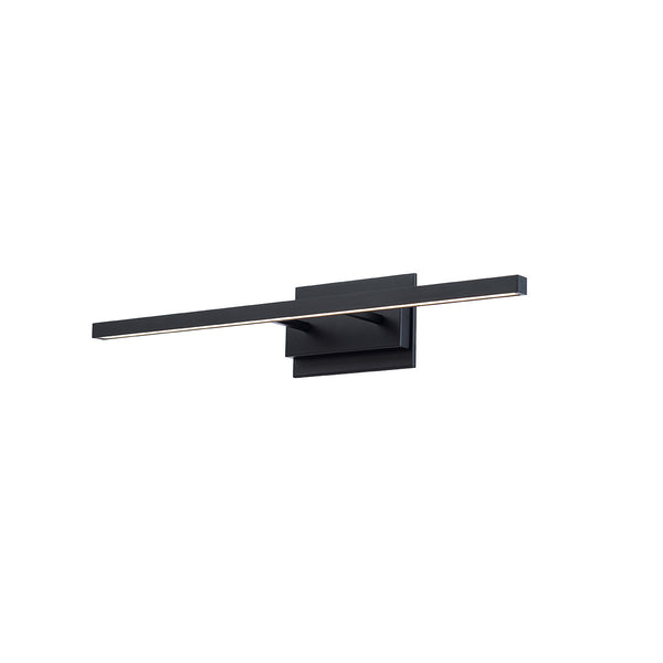 W.A.C. Lighting - WS-73123-27-BK - LED Bath - Parallax - Black from Lighting & Bulbs Unlimited in Charlotte, NC