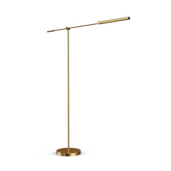 Alora - FL316655VBMS - LED Lamp - Astrid - Metal Shade/Vintage Brass from Lighting & Bulbs Unlimited in Charlotte, NC