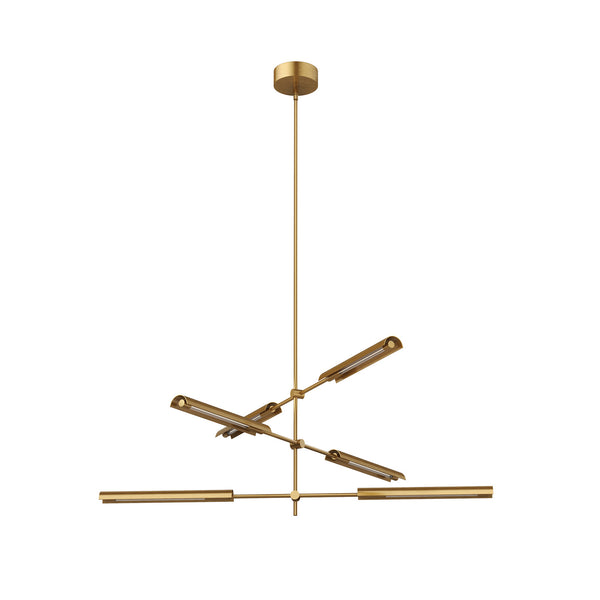 Alora - MP316406VBMS - LED Pendant - Astrid - Metal Shade/Vintage Brass from Lighting & Bulbs Unlimited in Charlotte, NC