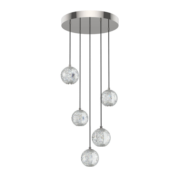 Alora - MP321205PN - LED Pendant - Marni - Polished Nickel from Lighting & Bulbs Unlimited in Charlotte, NC