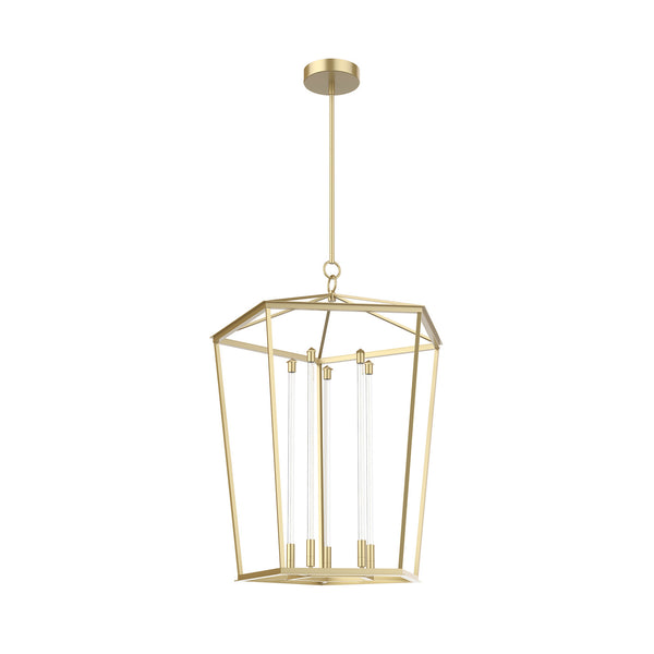 Alora - PD317129NB - LED Pendant - Delphine - Natural Brass from Lighting & Bulbs Unlimited in Charlotte, NC