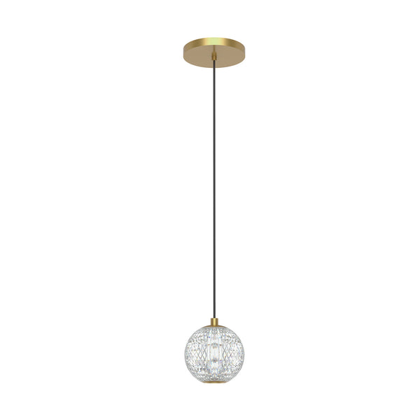 Alora - PD321201NB - LED Pendant - Marni - Natural Brass from Lighting & Bulbs Unlimited in Charlotte, NC