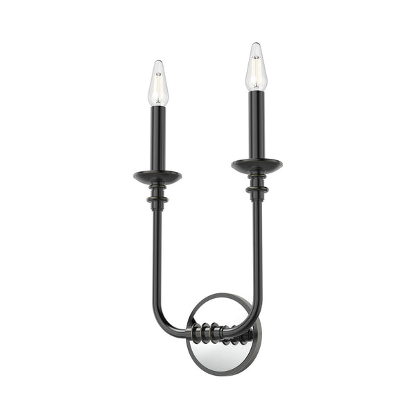 Alora - WV351502UB - Two Light Bathroom Fixture - Peabody - Urban Bronze from Lighting & Bulbs Unlimited in Charlotte, NC