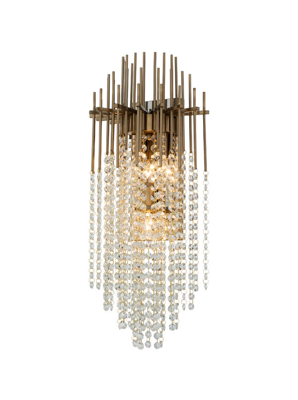 Allegri - 037621-038-FR001 - Three Light Wall Sconce - Estrella - Brushed Champagne Gold from Lighting & Bulbs Unlimited in Charlotte, NC