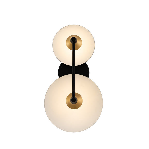 Kalco - 513622BWB - LED Wall Sconce - Redding - Matte Black w White and Brass Accent from Lighting & Bulbs Unlimited in Charlotte, NC