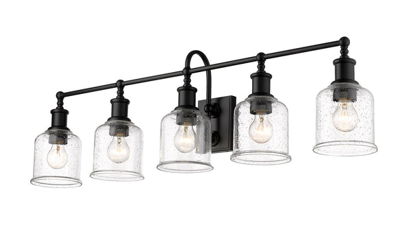 Z-Lite - 734-5V-MB - Five Light Vanity - Bryant - Matte Black from Lighting & Bulbs Unlimited in Charlotte, NC