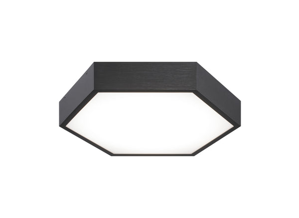 Matteo Lighting - M12611OB - One Light Flush Mount - Hexol - Oxidized Black from Lighting & Bulbs Unlimited in Charlotte, NC