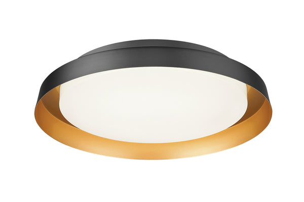 Matteo Lighting - M15601BK - One Light Flush Mount - Vieno - Black from Lighting & Bulbs Unlimited in Charlotte, NC