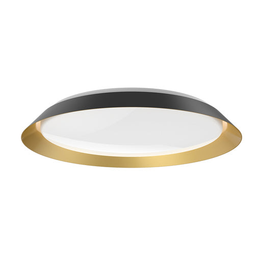 Kuzco Lighting - FM43423-BK/GD - LED Flush Mount - Jasper - Black/Gold from Lighting & Bulbs Unlimited in Charlotte, NC