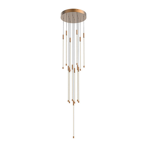Kuzco Lighting - MP75121-BG - LED Pendant - Motif - Brushed Gold from Lighting & Bulbs Unlimited in Charlotte, NC