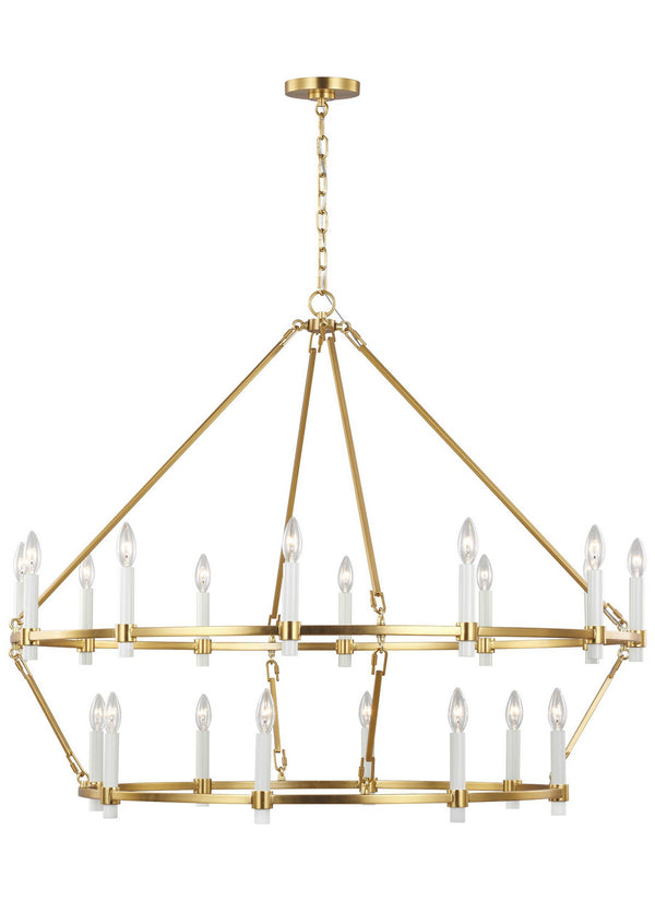 Visual Comfort Studio - CC14420BBS - 20 Light Chandelier - Marston - Burnished Brass from Lighting & Bulbs Unlimited in Charlotte, NC