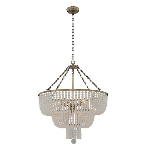 Kalco - 511856BCG - Eight Light Pendant - Esperanza - Brushed Champagne Gold from Lighting & Bulbs Unlimited in Charlotte, NC