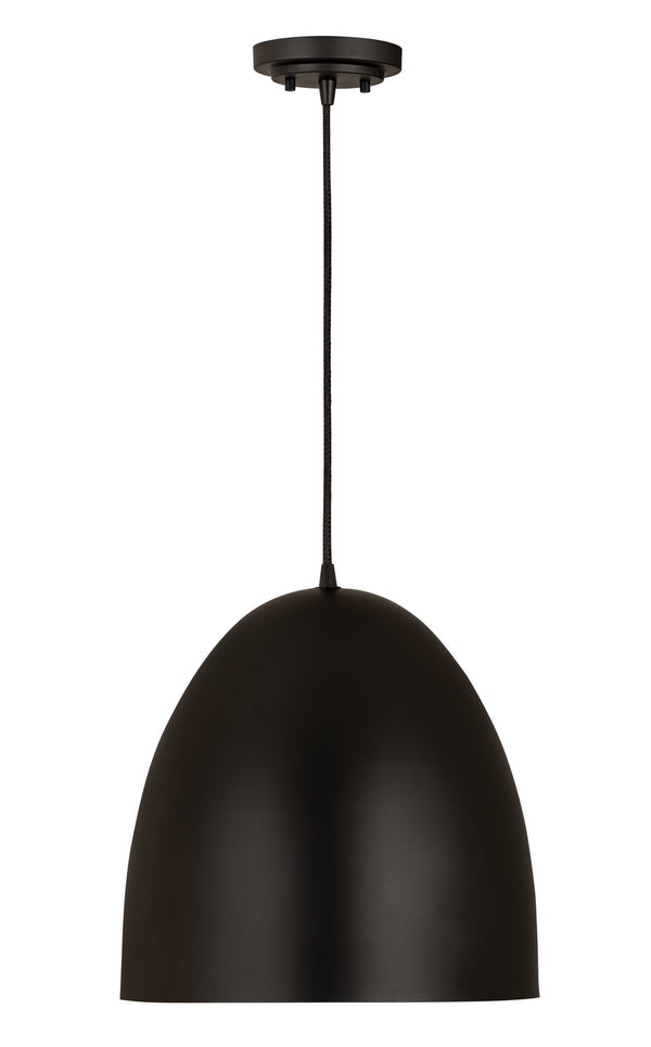 Z-Lite - 6012P19-SBK - Three Light Pendant - Z Studio Dome Pendant - Matte Black from Lighting & Bulbs Unlimited in Charlotte, NC