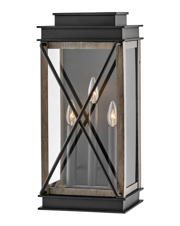 Hinkley - 11195BK - LED Wall Mount - Montecito - Black from Lighting & Bulbs Unlimited in Charlotte, NC