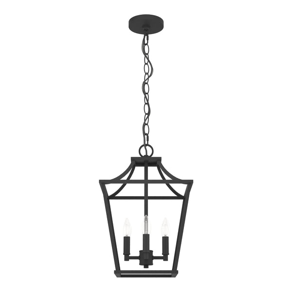 Hunter - 19065 - Four Light Pendant - Laurel Ridge - Natural Black Iron from Lighting & Bulbs Unlimited in Charlotte, NC