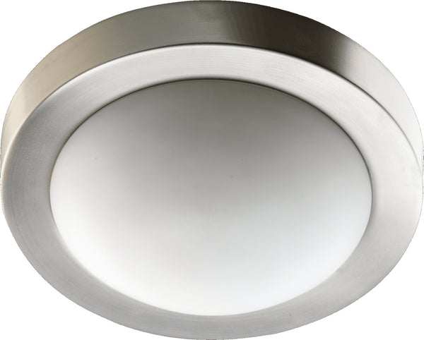 Quorum - 3505-11-65 - Two Light Ceiling Mount - 3505 Contempo Ceiling Mounts - Satin Nickel from Lighting & Bulbs Unlimited in Charlotte, NC