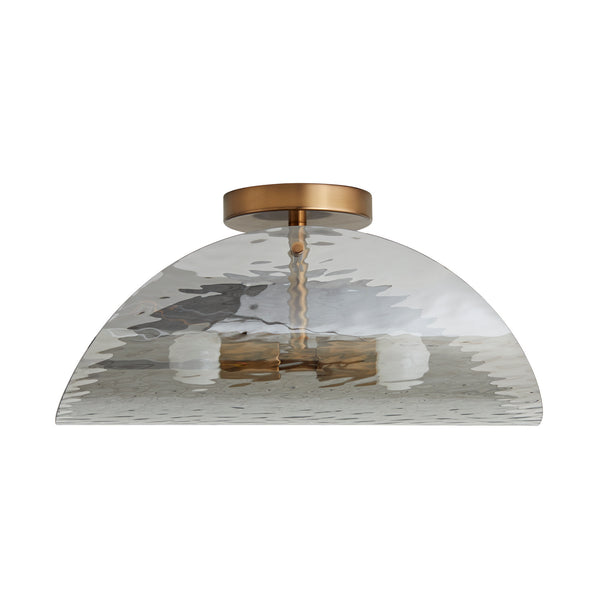 Arteriors - DA49017 - Two Light Flushmount - Bend - Smoke from Lighting & Bulbs Unlimited in Charlotte, NC
