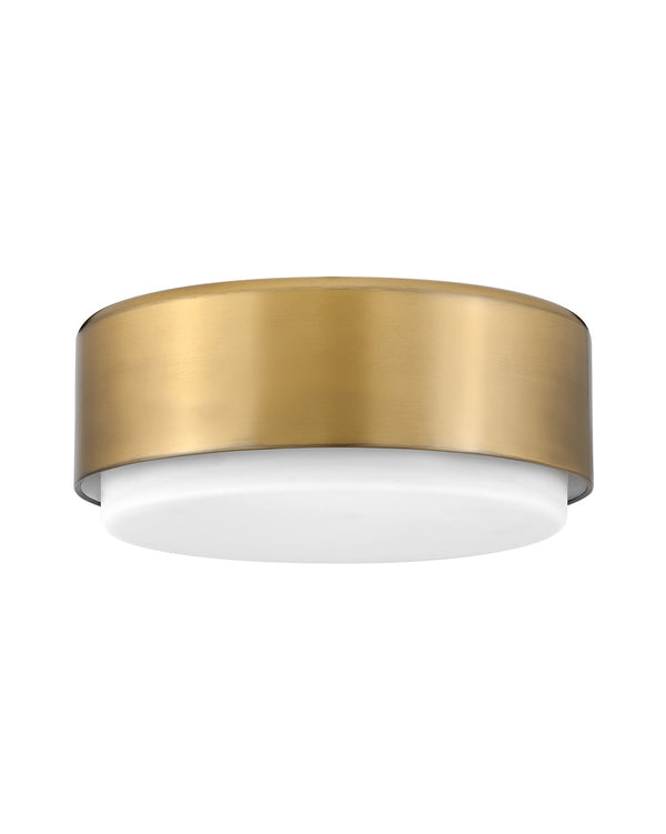 Hinkley - 30073LCB - LED Flush Mount - Cedric - Lacquered Brass from Lighting & Bulbs Unlimited in Charlotte, NC