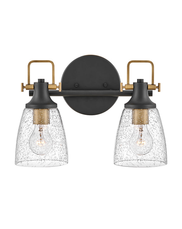 Hinkley - 51272BK - LED Vanity - Easton - Black from Lighting & Bulbs Unlimited in Charlotte, NC