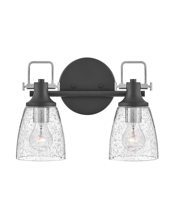 Hinkley - 51272BK-CM - LED Vanity - Easton - Black with Chrome accents from Lighting & Bulbs Unlimited in Charlotte, NC