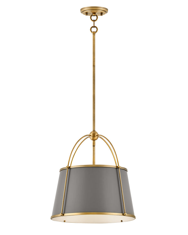 Hinkley - 4894LDB - LED Pendant - Clarke - Lacquered Dark Brass from Lighting & Bulbs Unlimited in Charlotte, NC