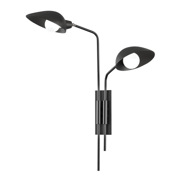 Troy Lighting - B7812-SBK - Two Light Wall Sconce - Leo - Soft Black from Lighting & Bulbs Unlimited in Charlotte, NC