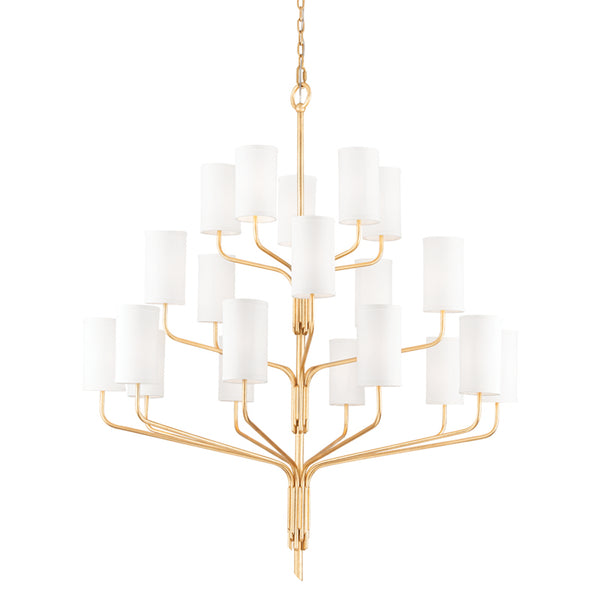 Troy Lighting - F61620-GL - 20 Light Chandelier - Juniper - Textured Gold Leaf from Lighting & Bulbs Unlimited in Charlotte, NC